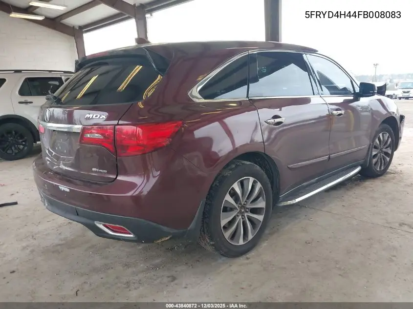 5FRYD4H44FB008083 2015 Acura Mdx Technology Package