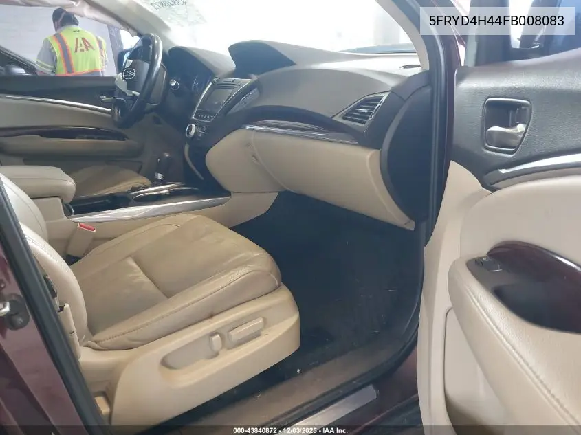 5FRYD4H44FB008083 2015 Acura Mdx Technology Package