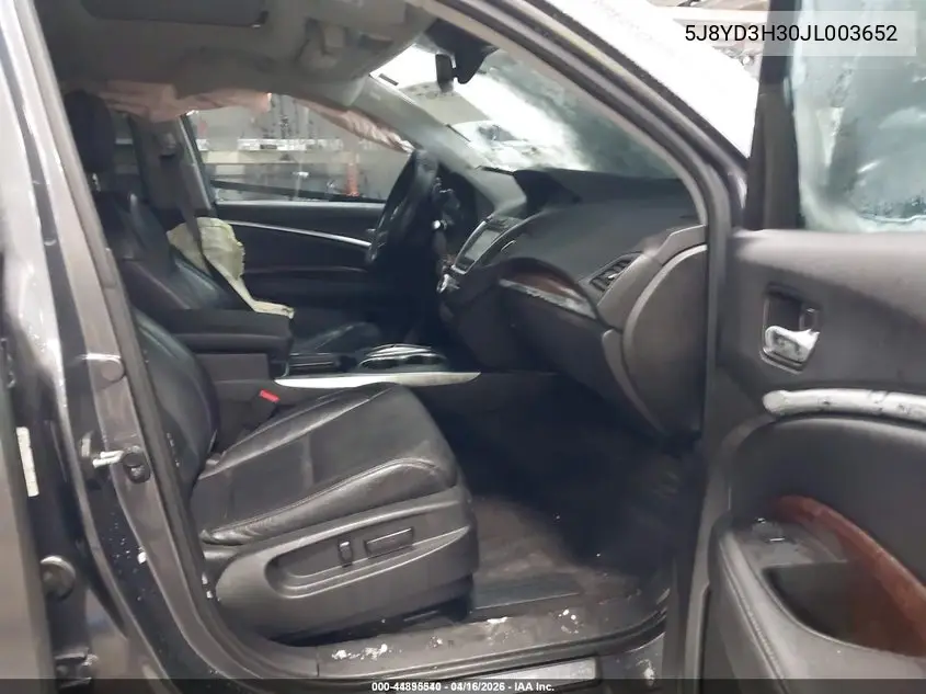 5J8YD3H30JL003652 2018 Acura Mdx