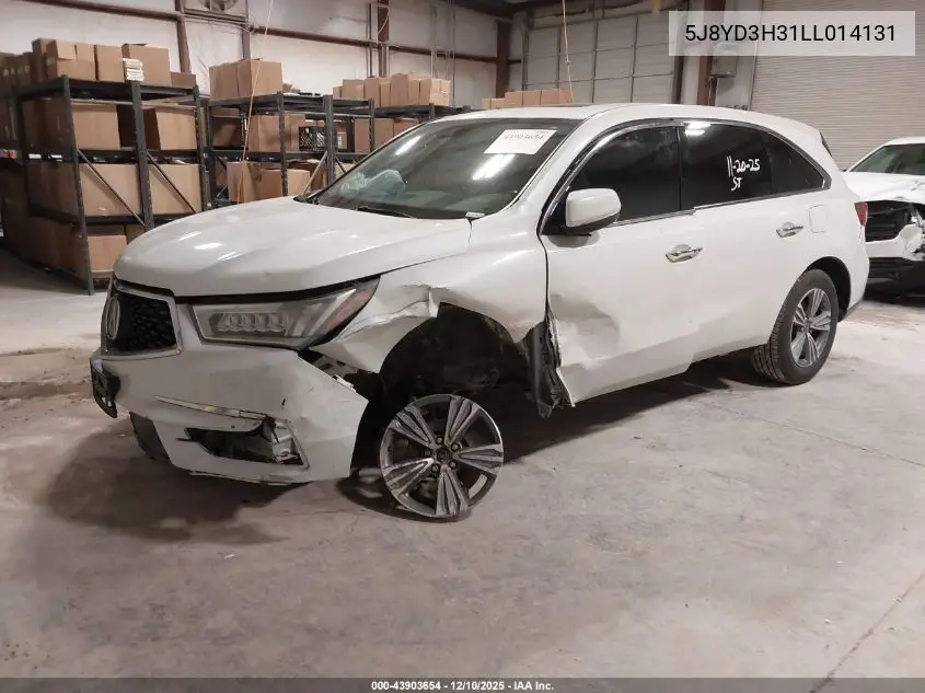 5J8YD3H31LL014131 2020 Acura Mdx Standard
