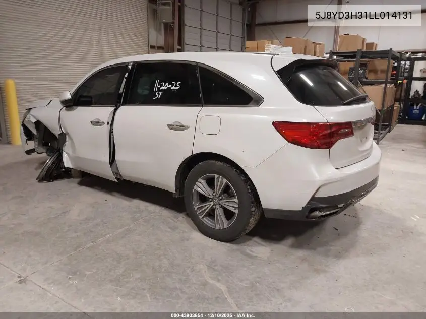 5J8YD3H31LL014131 2020 Acura Mdx Standard