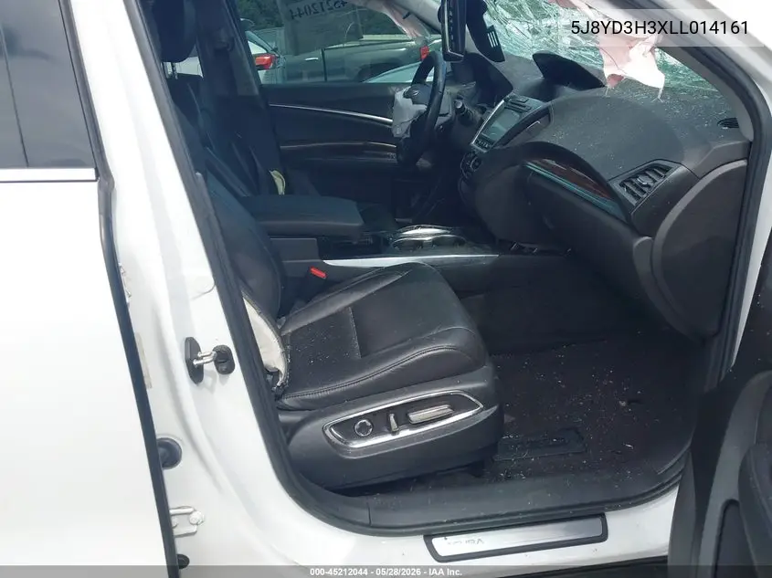 2020 Acura Mdx Standard VIN: 5J8YD3H3XLL014161 Lot: 45212044