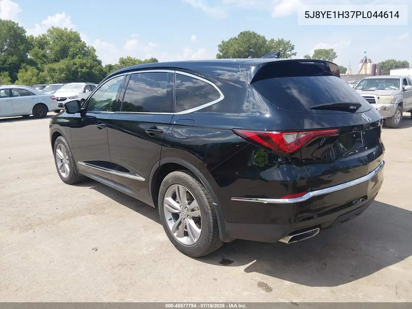 2023 Acura Mdx Standard VIN: 5J8YE1H37PL044614 Lot: 45577794