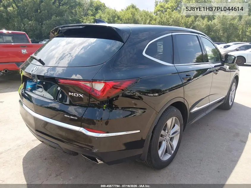 2023 Acura Mdx Standard VIN: 5J8YE1H37PL044614 Lot: 45577794
