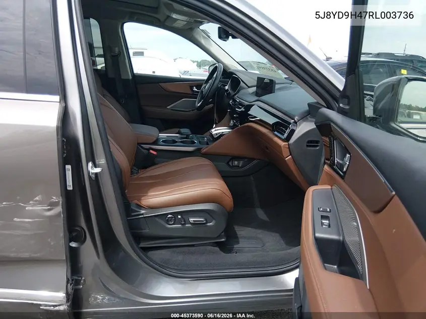 2024 Acura Mdx Technology Package VIN: 5J8YD9H47RL003736 Lot: 45373590