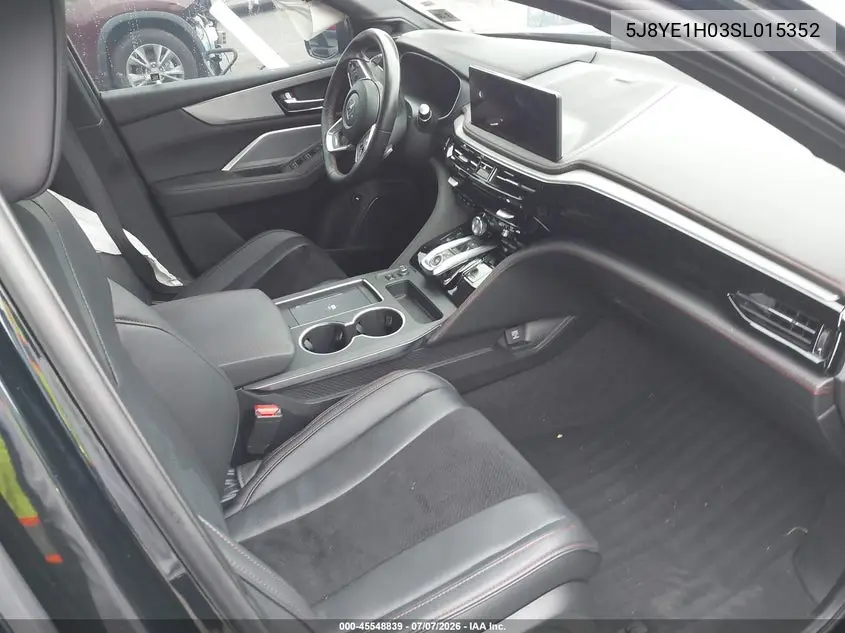 2025 Acura Mdx A-Spec VIN: 5J8YE1H03SL015352 Lot: 45548839