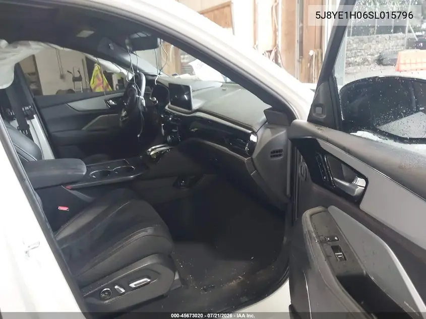 2025 Acura Mdx A-Spec VIN: 5J8YE1H06SL015796 Lot: 45673020