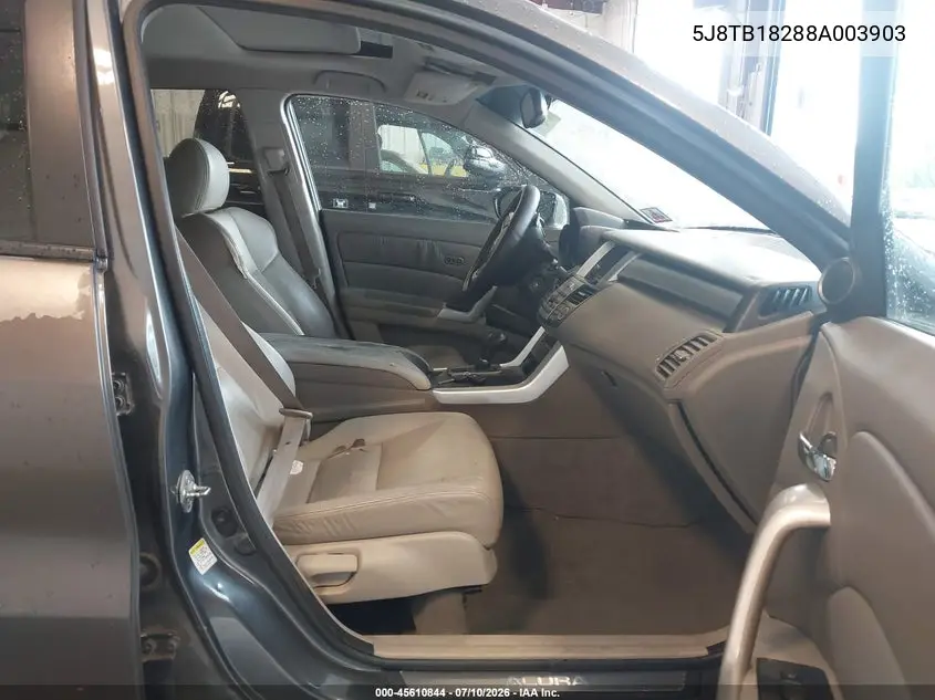 2008 Acura Rdx VIN: 5J8TB18288A003903 Lot: 45610844