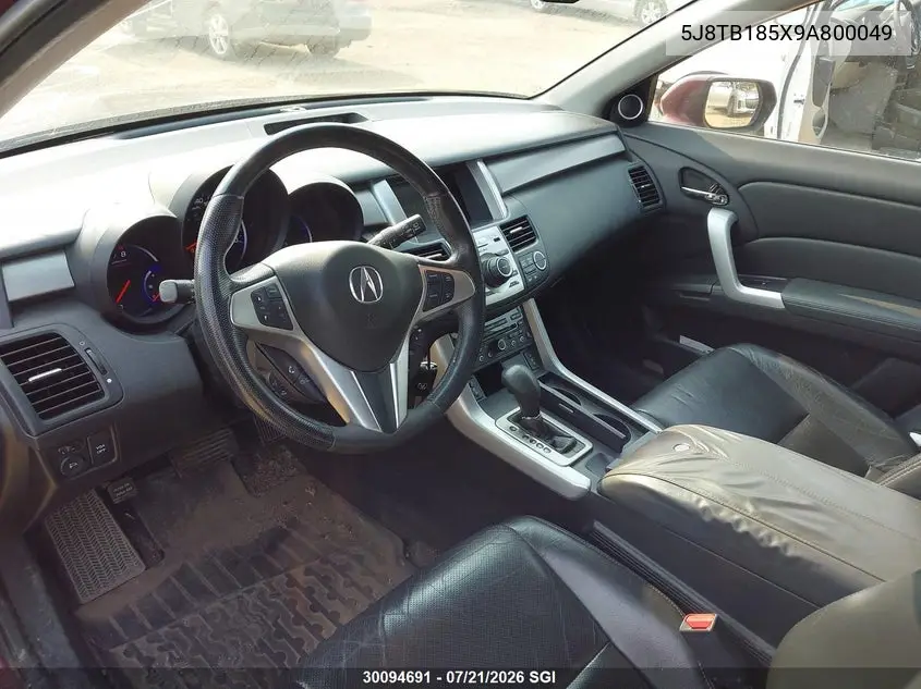 2009 Acura Rdx Technology VIN: 5J8TB185X9A800049 Lot: 30094691