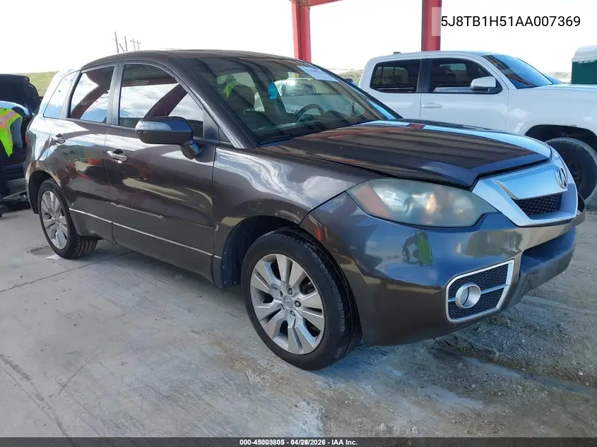 5J8TB1H51AA007369 2010 Acura Rdx