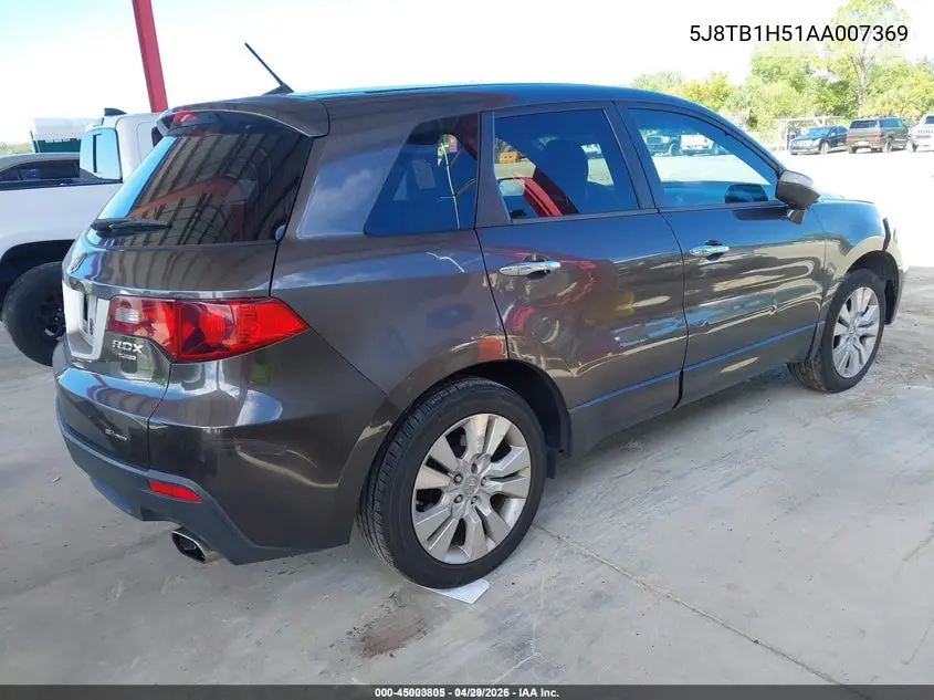 5J8TB1H51AA007369 2010 Acura Rdx