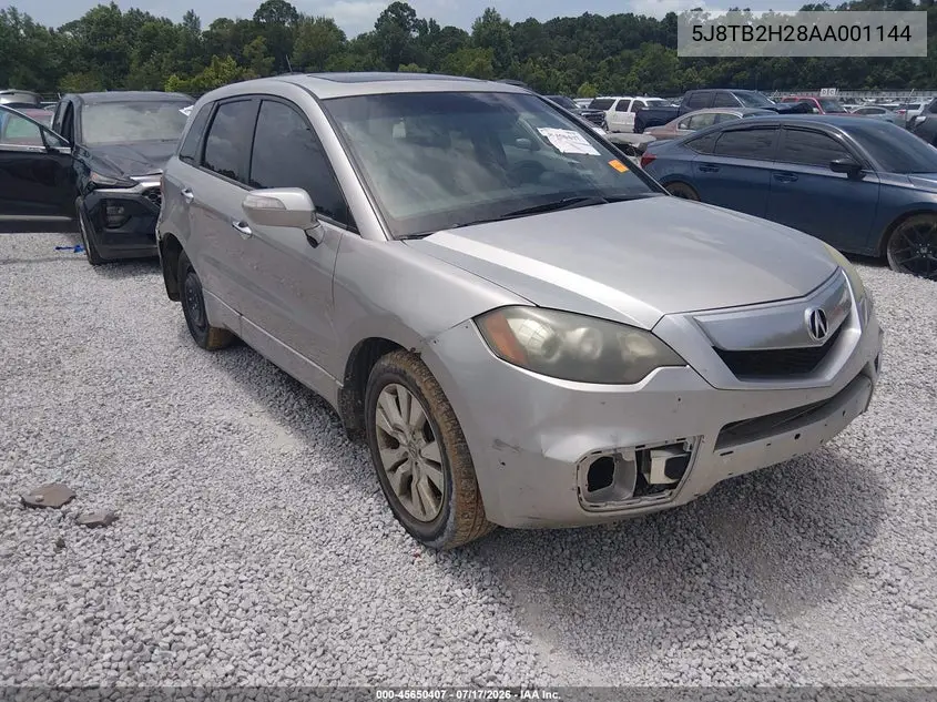 2010 Acura Rdx VIN: 5J8TB2H28AA001144 Lot: 45650407