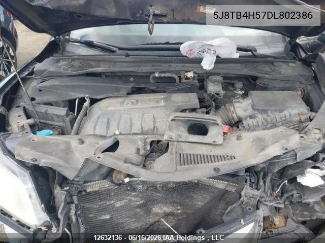 2013 Acura Rdx Technology VIN: 5J8TB4H57DL802386 Lot: 12632136