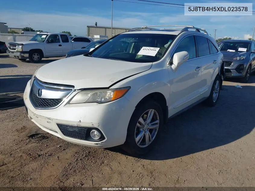 2013 Acura Rdx VIN: 5J8TB4H5XDL023578 Lot: 45243416