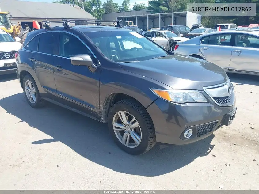 2013 Acura Rdx VIN: 5J8TB4H5XDL017862 Lot: 45552481