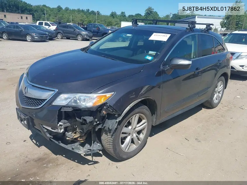 2013 Acura Rdx VIN: 5J8TB4H5XDL017862 Lot: 45552481