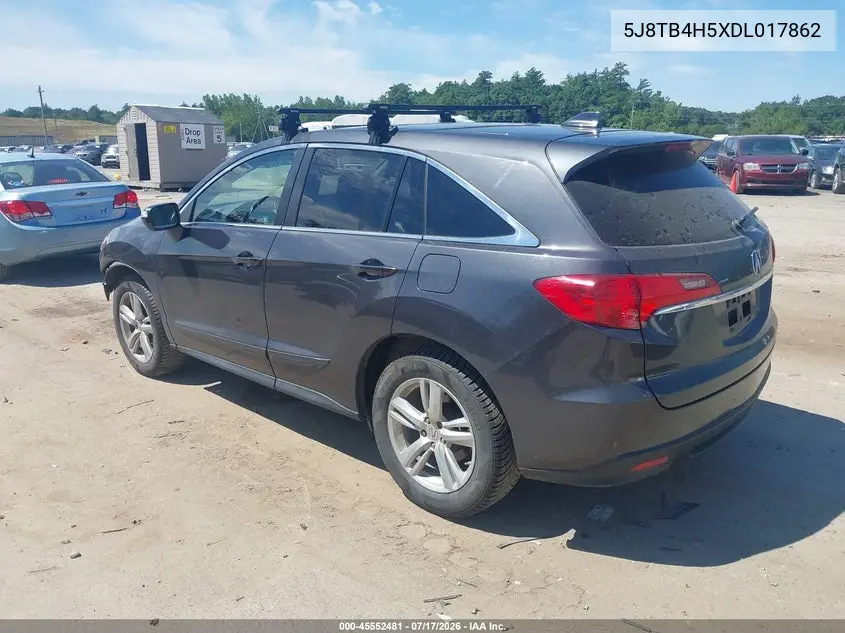 2013 Acura Rdx VIN: 5J8TB4H5XDL017862 Lot: 45552481