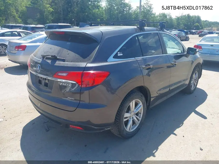 2013 Acura Rdx VIN: 5J8TB4H5XDL017862 Lot: 45552481