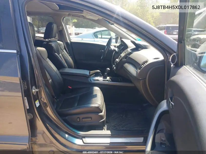 2013 Acura Rdx VIN: 5J8TB4H5XDL017862 Lot: 45552481