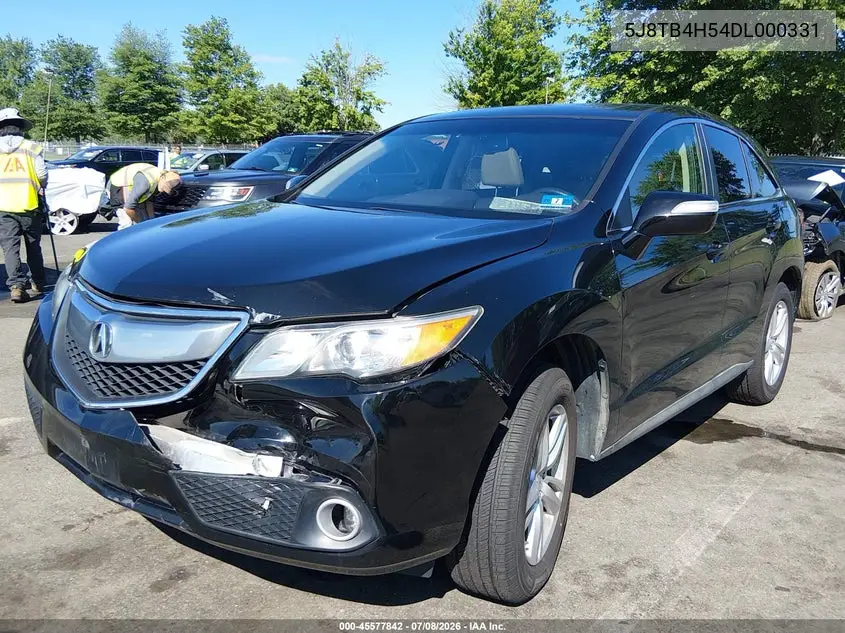 2013 Acura Rdx VIN: 5J8TB4H54DL000331 Lot: 45577842