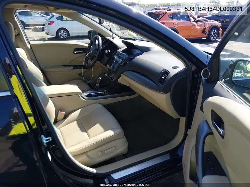 2013 Acura Rdx VIN: 5J8TB4H54DL000331 Lot: 45577842
