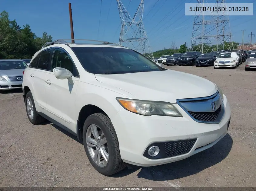 2013 Acura Rdx VIN: 5J8TB4H55DL018238 Lot: 45611062