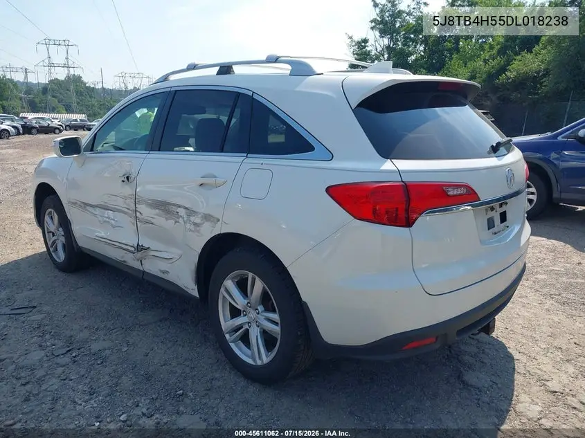 2013 Acura Rdx VIN: 5J8TB4H55DL018238 Lot: 45611062
