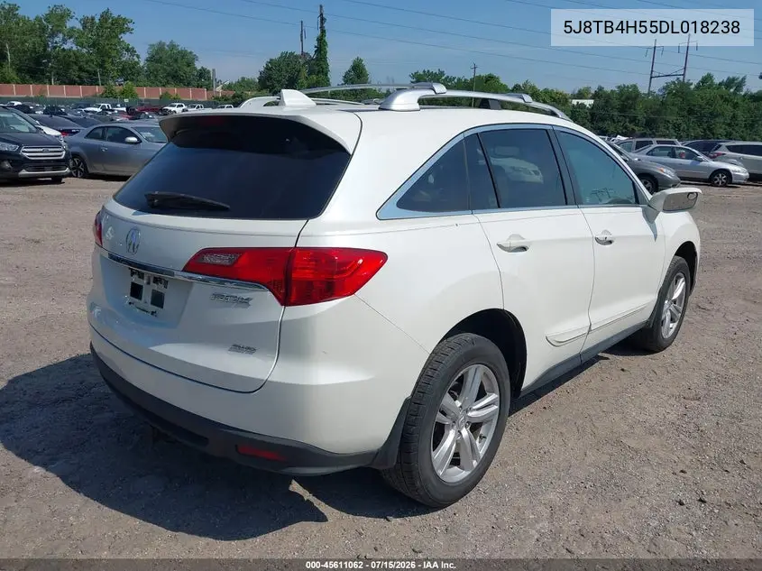 2013 Acura Rdx VIN: 5J8TB4H55DL018238 Lot: 45611062
