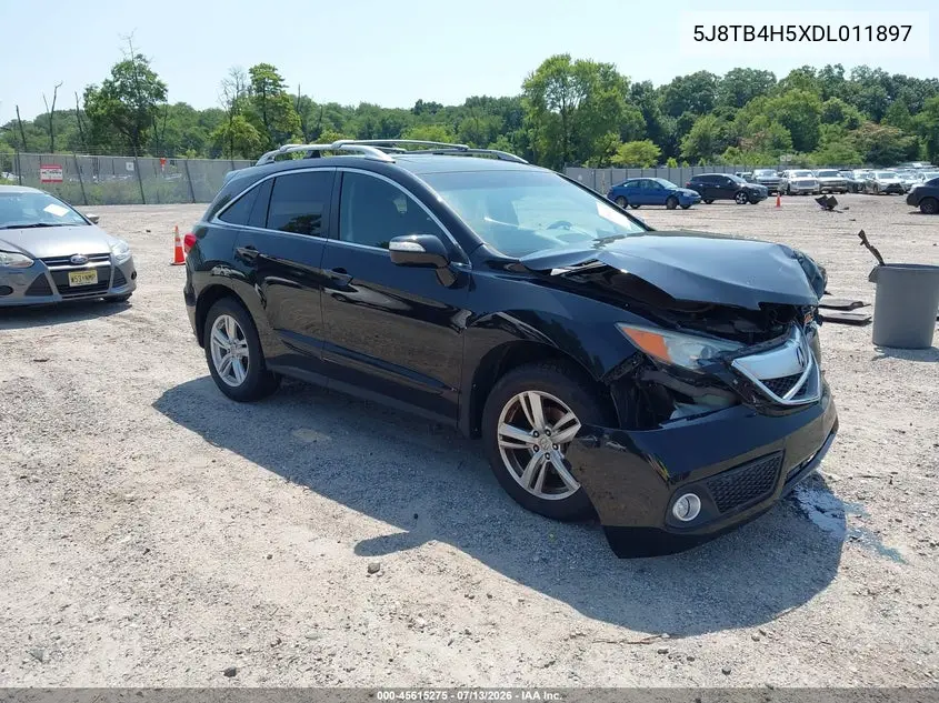 2013 Acura Rdx VIN: 5J8TB4H5XDL011897 Lot: 45615275