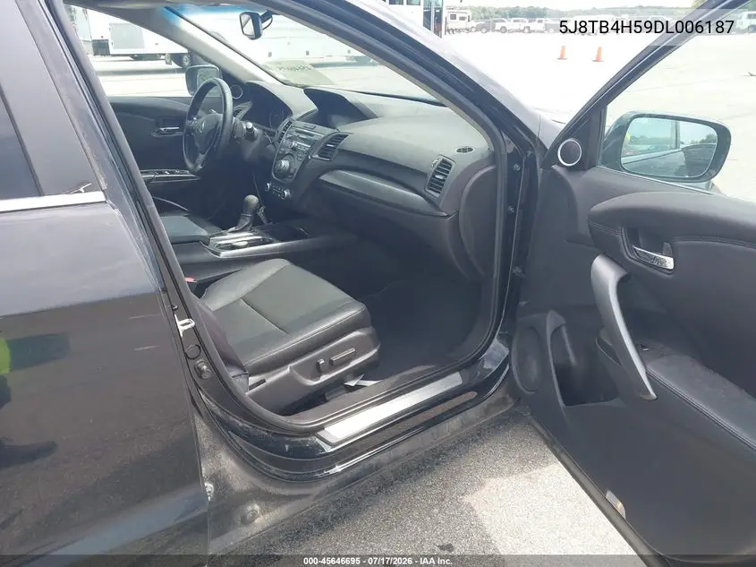 2013 Acura Rdx VIN: 5J8TB4H59DL006187 Lot: 45646695