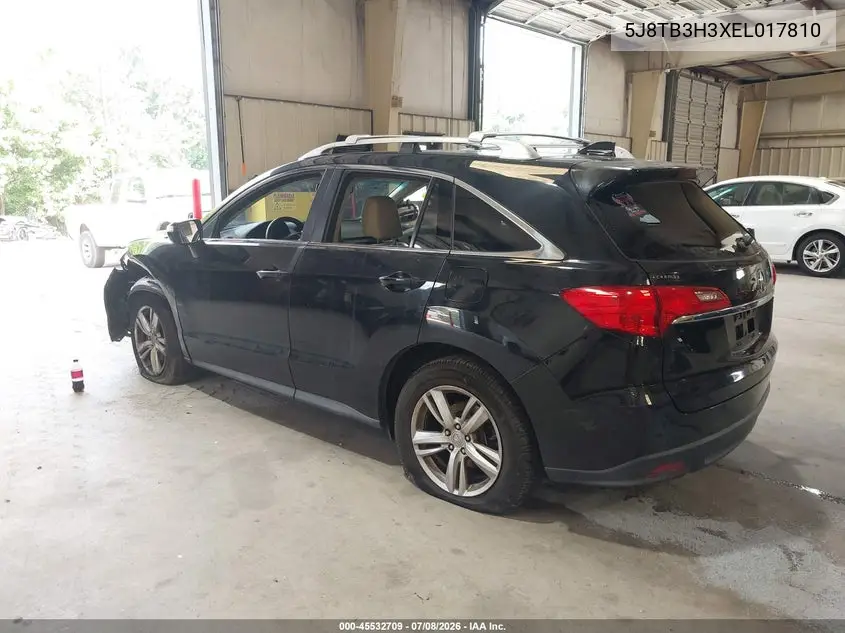 5J8TB3H3XEL017810 2014 Acura Rdx