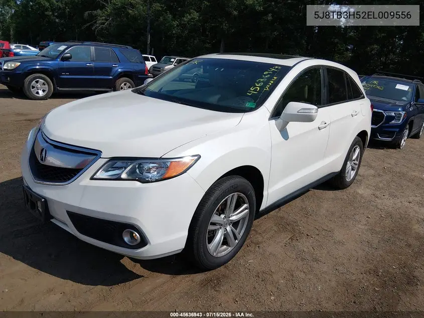 2014 Acura Rdx VIN: 5J8TB3H52EL009556 Lot: 45636943