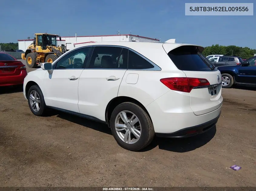 2014 Acura Rdx VIN: 5J8TB3H52EL009556 Lot: 45636943