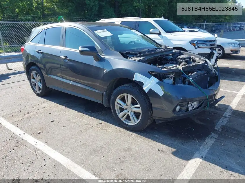 2014 Acura Rdx VIN: 5J8TB4H55EL023845 Lot: 45638506
