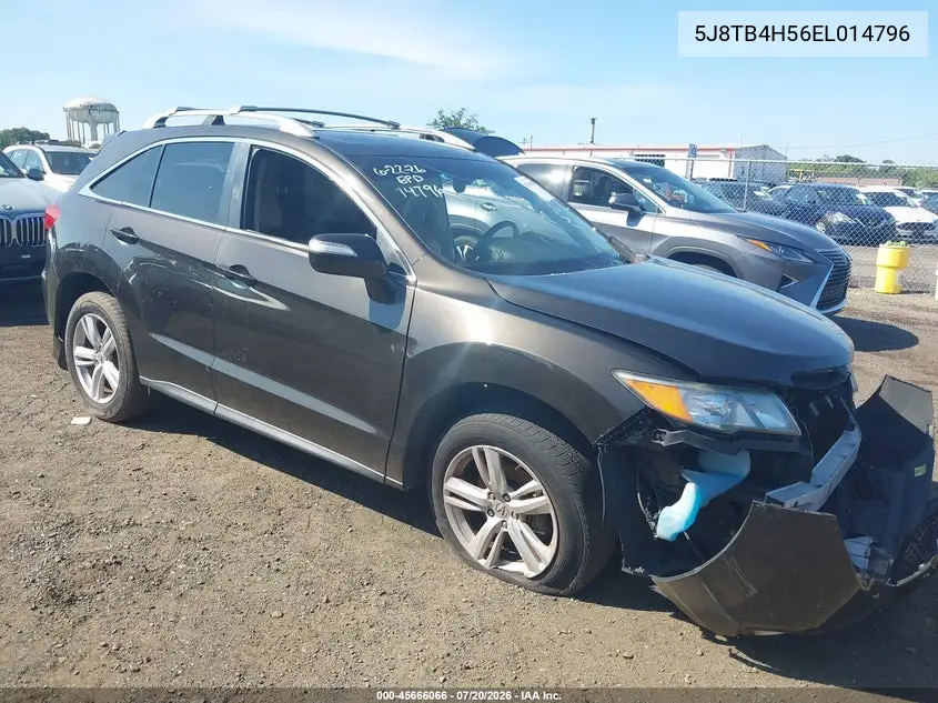 2014 Acura Rdx VIN: 5J8TB4H56EL014796 Lot: 45666066