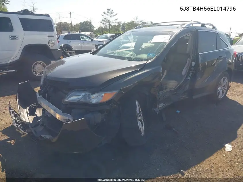 2014 Acura Rdx VIN: 5J8TB4H56EL014796 Lot: 45666066