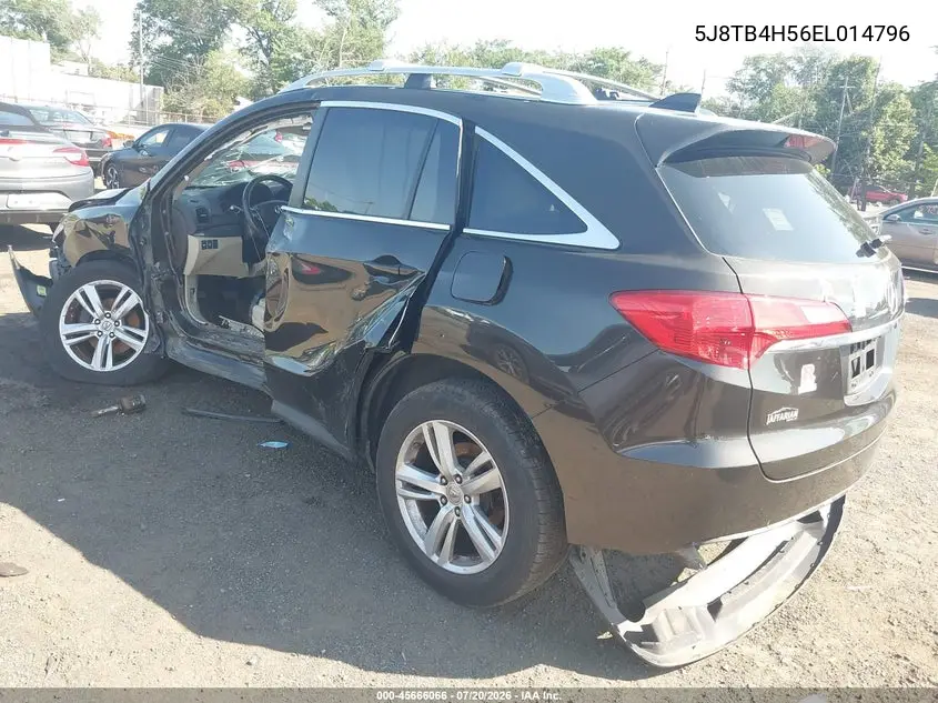 2014 Acura Rdx VIN: 5J8TB4H56EL014796 Lot: 45666066
