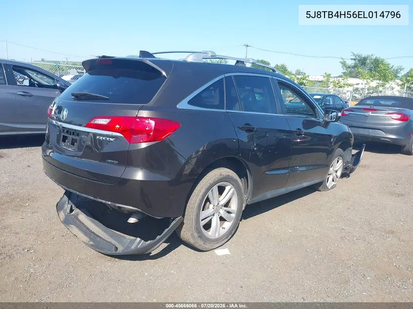 2014 Acura Rdx VIN: 5J8TB4H56EL014796 Lot: 45666066