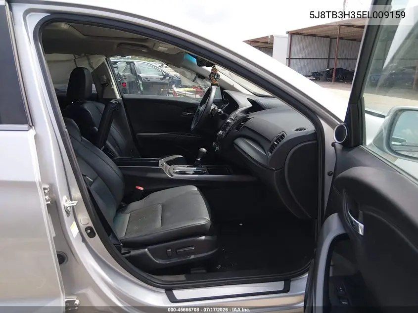 2014 Acura Rdx VIN: 5J8TB3H35EL009159 Lot: 45666708