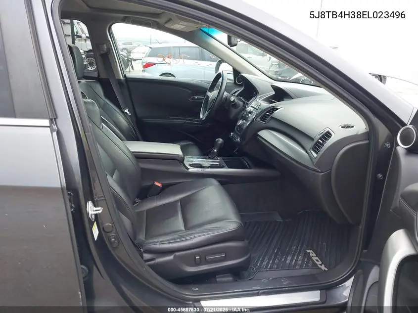 2014 Acura Rdx VIN: 5J8TB4H38EL023496 Lot: 45687630