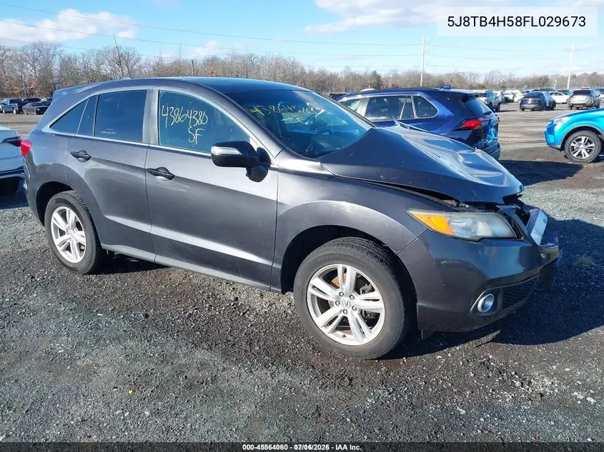 5J8TB4H58FL029673 2015 Acura Rdx