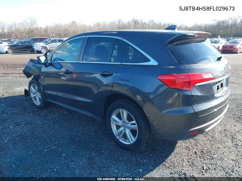 5J8TB4H58FL029673 2015 Acura Rdx