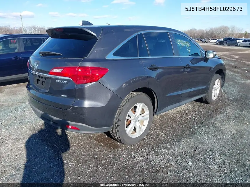 5J8TB4H58FL029673 2015 Acura Rdx