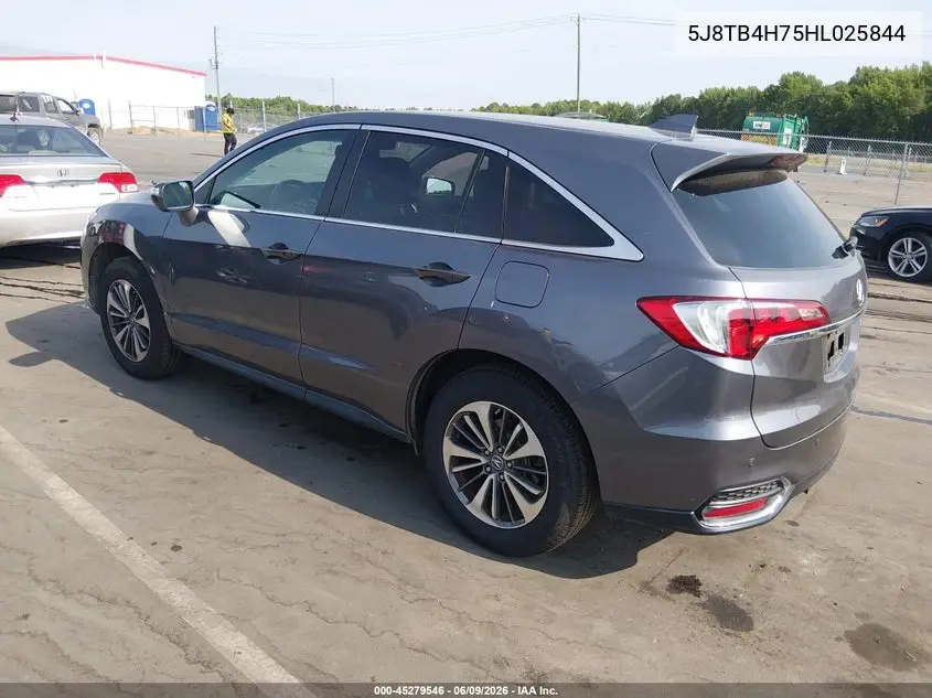 2017 Acura Rdx Advance Package VIN: 5J8TB4H75HL025844 Lot: 45279546