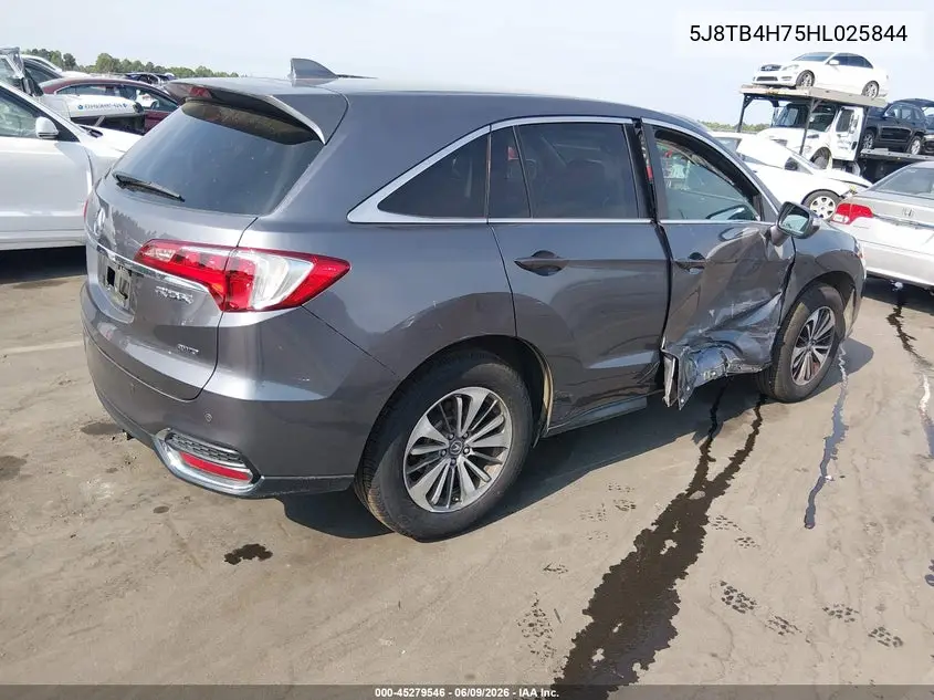 2017 Acura Rdx Advance Package VIN: 5J8TB4H75HL025844 Lot: 45279546