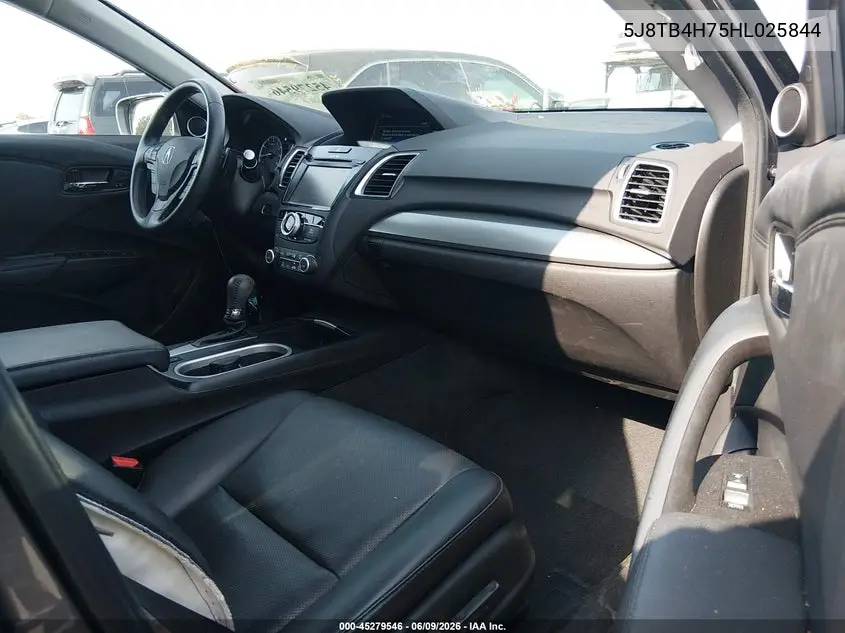 2017 Acura Rdx Advance Package VIN: 5J8TB4H75HL025844 Lot: 45279546