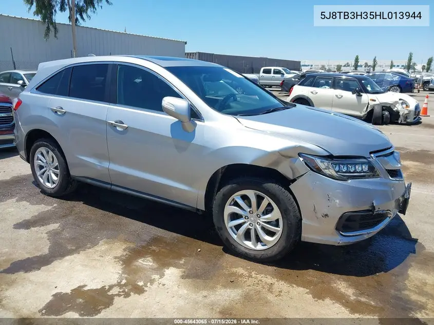 2017 Acura Rdx Acurawatch Plus Package VIN: 5J8TB3H35HL013944 Lot: 45643065
