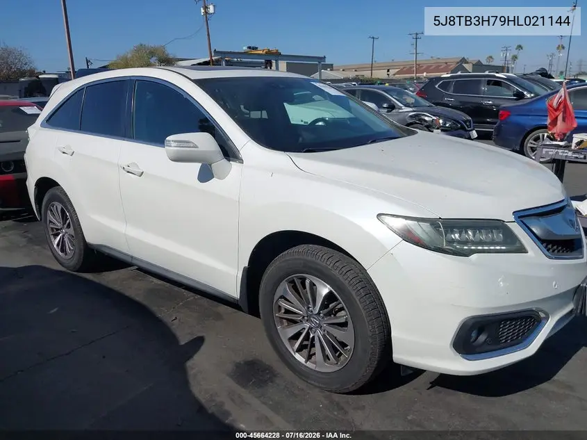 2017 Acura Rdx Advance Package VIN: 5J8TB3H79HL021144 Lot: 45664228
