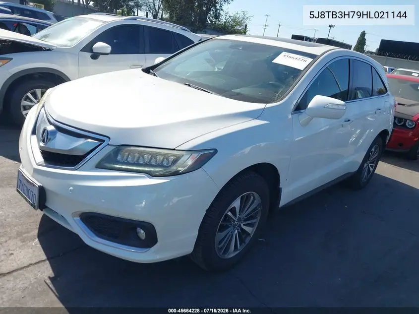 2017 Acura Rdx Advance Package VIN: 5J8TB3H79HL021144 Lot: 45664228