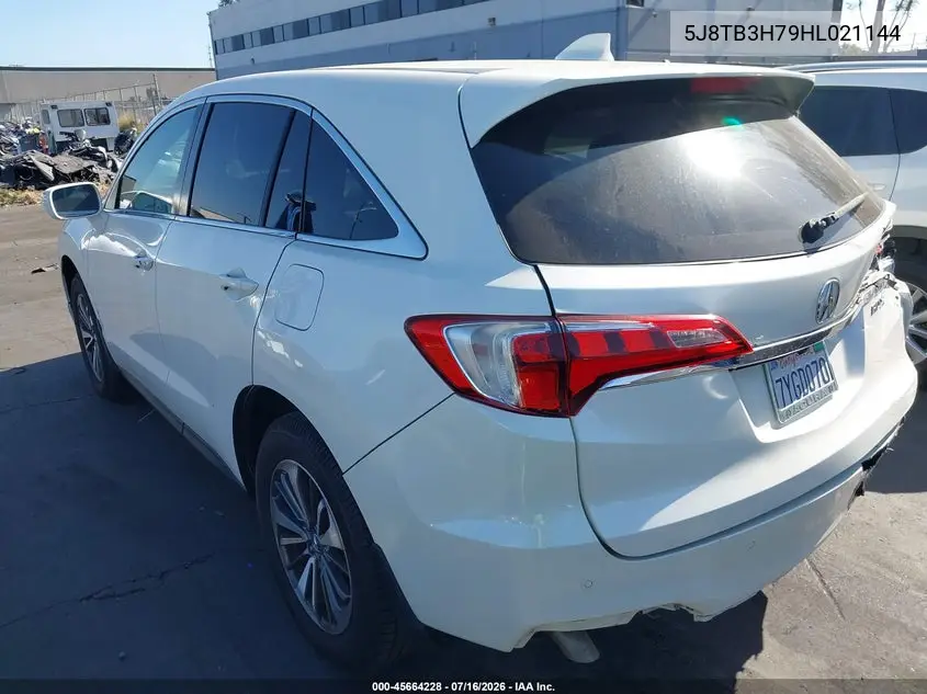2017 Acura Rdx Advance Package VIN: 5J8TB3H79HL021144 Lot: 45664228